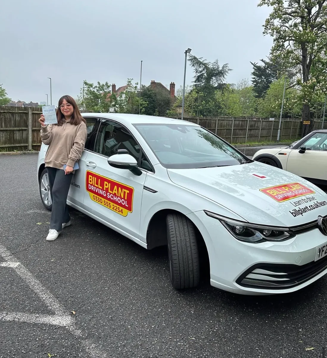 Melissa passed their driving test