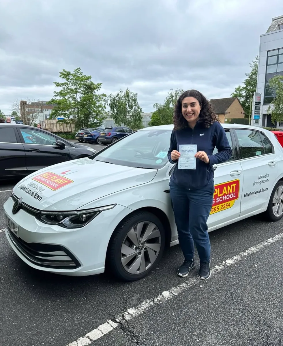 Radiye passed their driving test