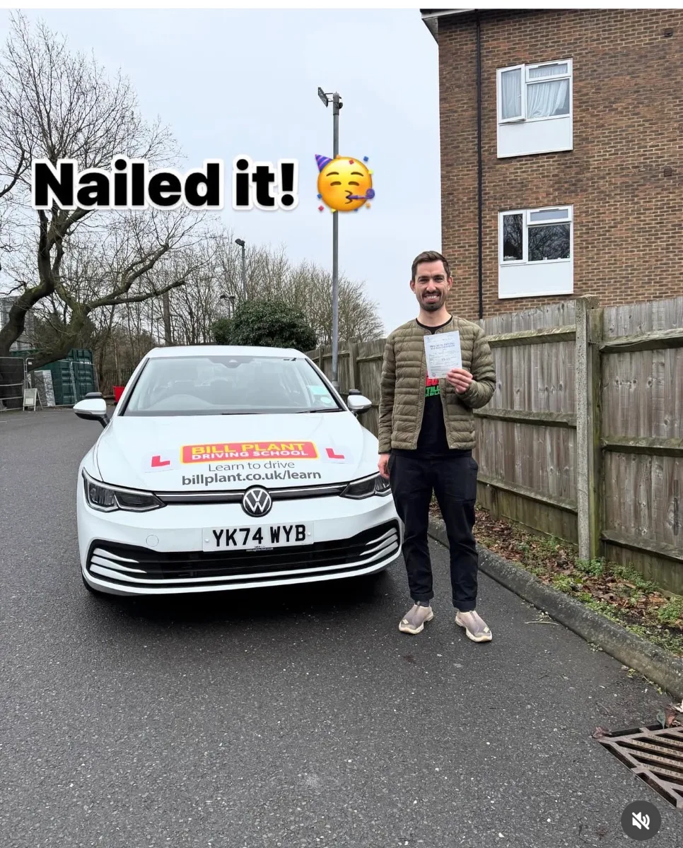 James passed their driving test