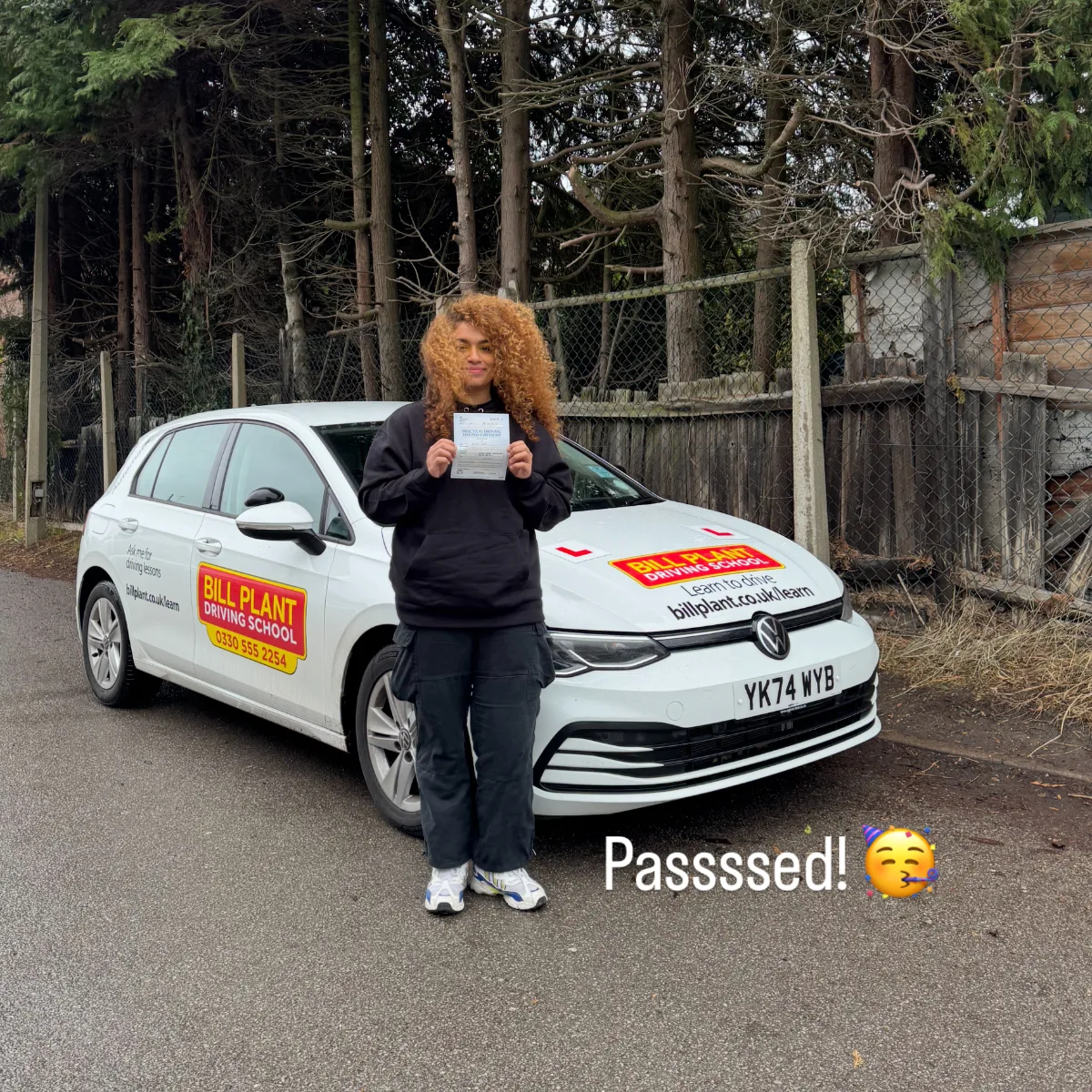 Maysa passed their driving test