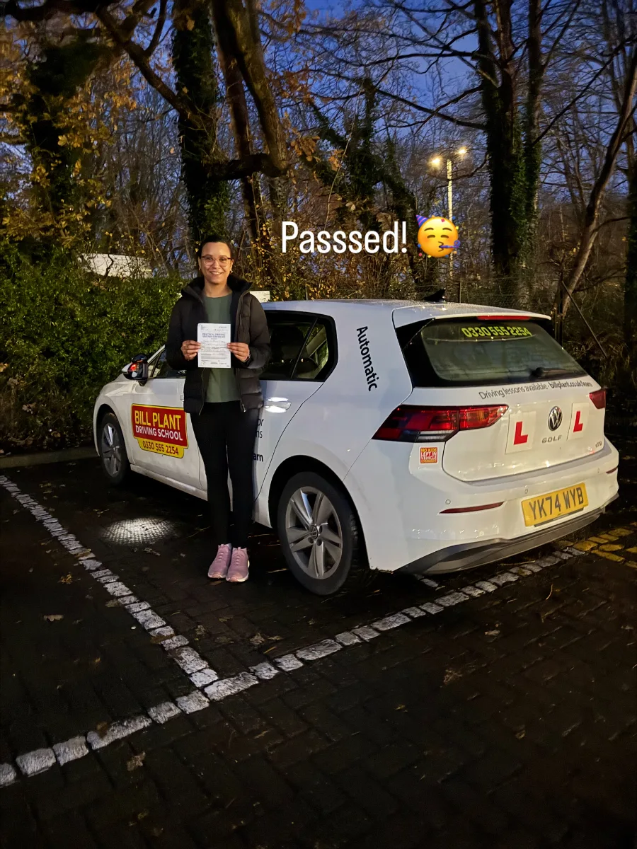 Joan passed their driving test