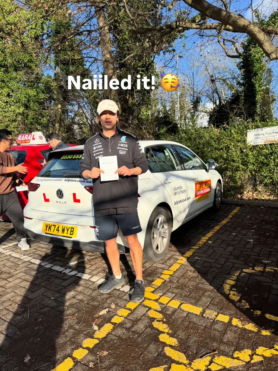 Brandon passed their driving test