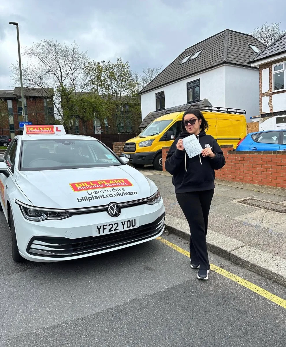 Bouchra passed their driving test