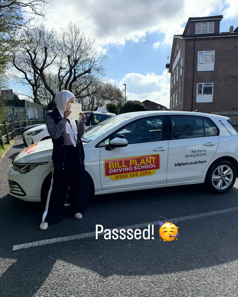Ahlam passed their driving test