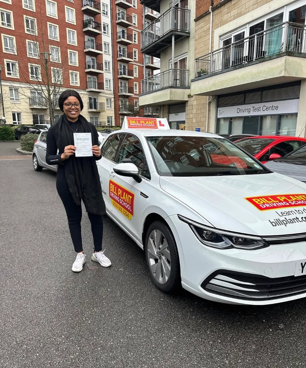 Stephanie passed their driving test