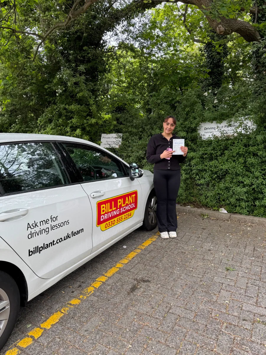 Jade passed their driving test