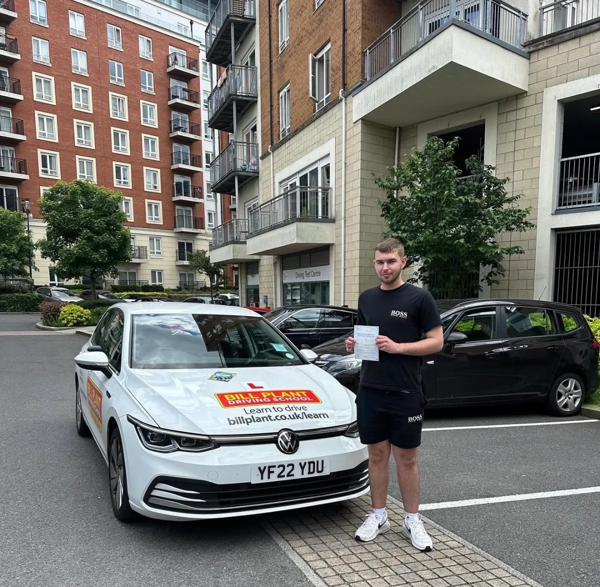 Luke passed their driving test
